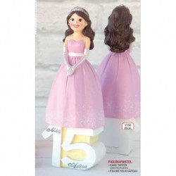 FIGURA PASTEL 15 AÑOS