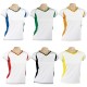 CAMISETA  ARABIA MUJER COMBINADA CON 6 COLORES
