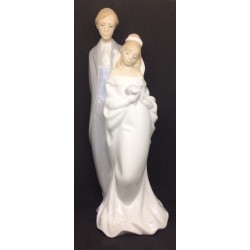 FIGURA PORCELANA NOVIOS "NAO"