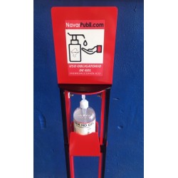 DISPENSADOR A PEDAL DE GEL Y JABÓN