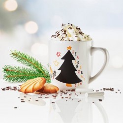 TAZA PIZARRA ÁRBOL NAVIDAD