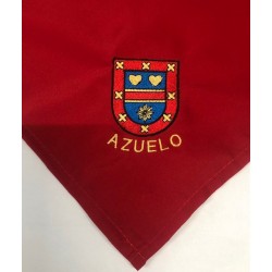PAÑUELO BORDADO ESCUDO AZUELO