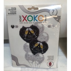 GLOBOS FELIZ ANIVERSARIO